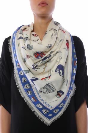 Logo-printed scarf, zdjęcie 2 Logo-printed scarf od Alexander McQueen